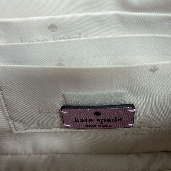 6486 Kate Spade Metallic Pink Clutch with Chain Strap - Picture 5 of 10